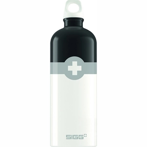 Afbeelding van Waterfles Sigg Swiss Logo Black 1.0L
