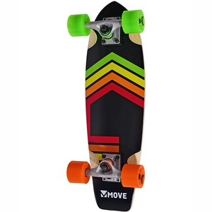 Afbeelding van Skateboard Move 23 Inch Cruiser Neon Green Orange