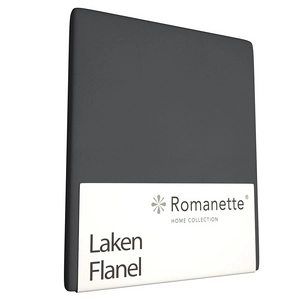 Afbeelding van Laken Romanette Antraciet (Flanel) 200 x 260 cm (2 persoons)