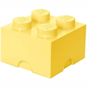 Afbeelding van Opbergbox Lego Brick 4 Geel Cool