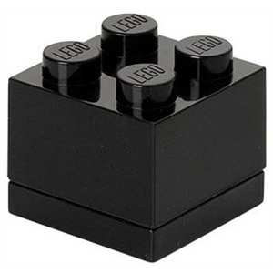 Afbeelding van Opbergbox Lego Mini Brick 4 Zwart