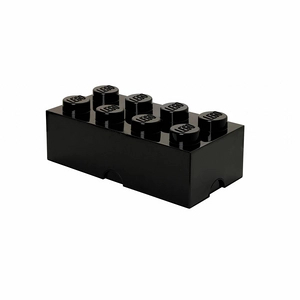 Afbeelding van Opbergbox Lego Mini Brick 8 Zwart