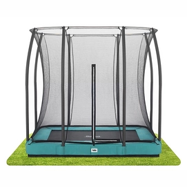 Afbeelding van Trampoline Salta Comfort Edition Ground Green 153 x 214 + Safety Net