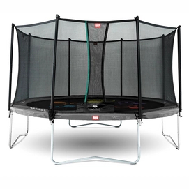 Afbeelding van Trampoline BERG Favorit Grey 430 Levels + Safety Net Comfort