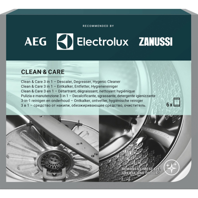 Billede af Electrolux AEG 9029799187 Afkalker Til Store Apparater M3GCP400 clean and care ll 3 i 1 (6 stk)