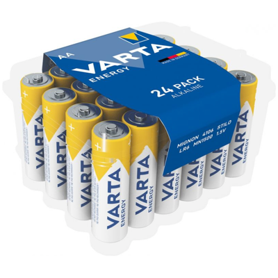 Billede af Varta 1x24 Energy Mignon AA LR 06 Promotion Box Batteri
