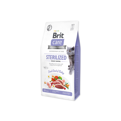 Obrázek BRIT CARE Cat Grain Free Sterilized Weight Control 7kg