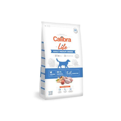Obrázek CALIBRA Dog Life Adult Medium Breed Chicken 12kg