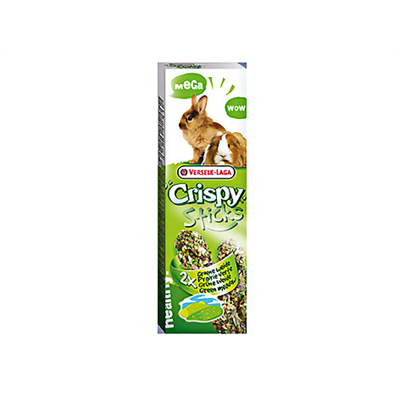 Obrázek VERSELE LAGA Mega Crispy Sticks tyčky zelená louka pro morčata a králíky 2x70g