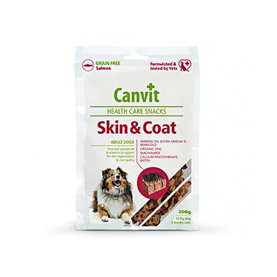 Obrázek CANVIT Snacks Skin &amp; Coat 200g