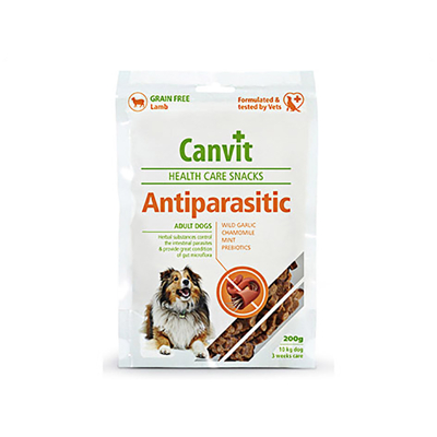Obrázek CANVIT Snacks Antiparasitic 200g