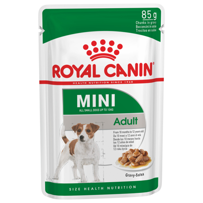 Afbeelding van Royal Canin Mini Adult Natvoer Hondenvoer 12x85 g