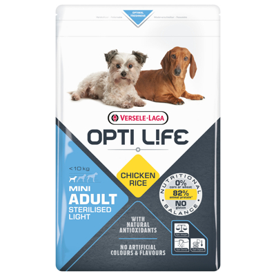 Afbeelding van Opti Life Adult Light Mini Hondenvoer 2.5 kg