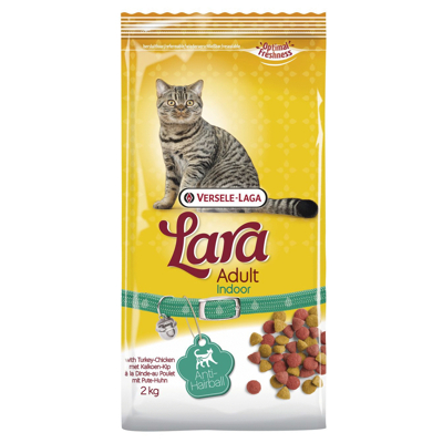 Afbeelding van Lara Adult Indoor Kip&amp;Eend Kattenvoer 2 kg