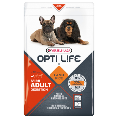 Afbeelding van Opti Life Adult Digestion Mini Hondenvoer 2.5 kg