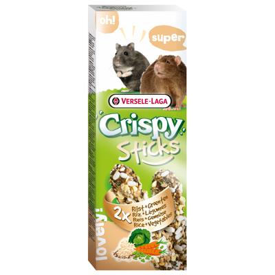 Afbeelding van Versele Laga Crispy Sticks Hamster&amp;Rat Knaagdiersnack Groente