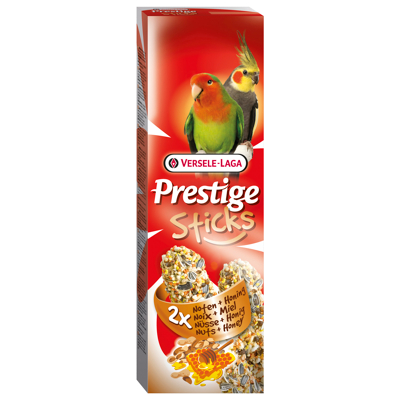 Afbeelding van Versele Laga Prestige Sticks Gropar Noten&amp;Honing Vogelsnack 2x70 g