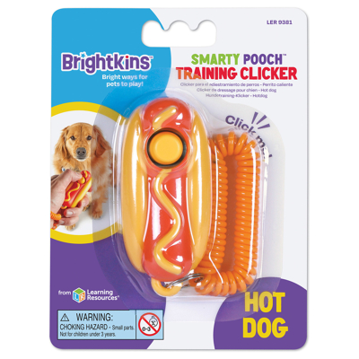Afbeelding van Brightkins Smarty Pooch Training Clicker Hotdog