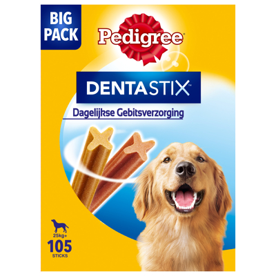 Afbeelding van Pedigree Dentastix Big Pack Hondensnacks 105 stuks Maxi