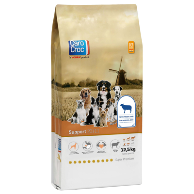 Afbeelding van Carocroc Support Gevogelte&amp;Lam&amp;Rijst Hondenvoer 12.5 kg