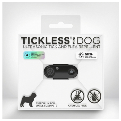 Afbeelding van Tickless Mini Dog Repeller 9x8.2x3.2 cm Teek en Vlo afweer Zwart