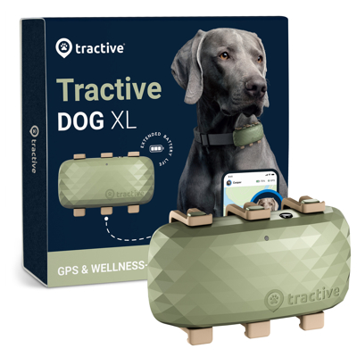 Afbeelding van Tractive Gps Tracker Dog Xl Hondenlocatievinder 89x51x24 mm Groen Geschikt Voor Honden &gt; 18 Kg
