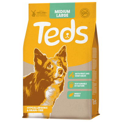 Afbeelding van Teds Hondenbrokken Adult Medium &amp; Large Insect 7 kg