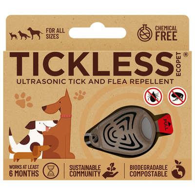 Afbeelding van Tickless Eco Teek En Vlo Afweer Voor Hond Kat Bruin