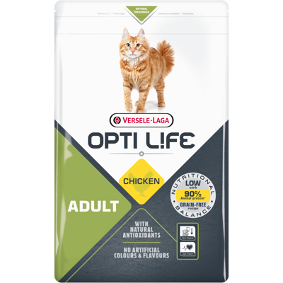 Afbeelding van Opti Life Cat Adult Kip Kattenvoer 2.5 kg