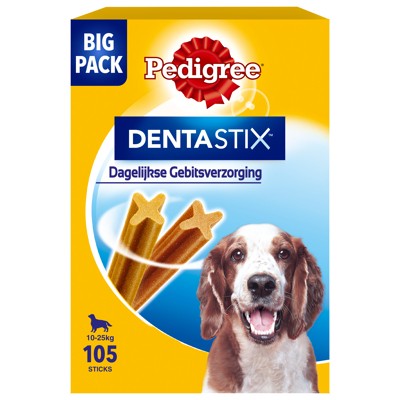 Afbeelding van Pedigree Dentastix Medium Actiepack 105 ST 2700 GR (409612)