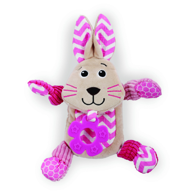 Afbeelding van All For Paws Little Buddy Comforting Bunny Hondenspeelgoed 35x25x4 cm Pink