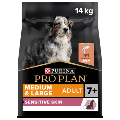 Afbeelding van Pro Plan Dog Adult Medium / Large 7+ Sensitive Skin 14 KG