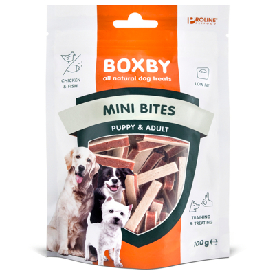 Afbeelding van Boxby Puppy Snacks Mini Bites Hondensnacks 100 g