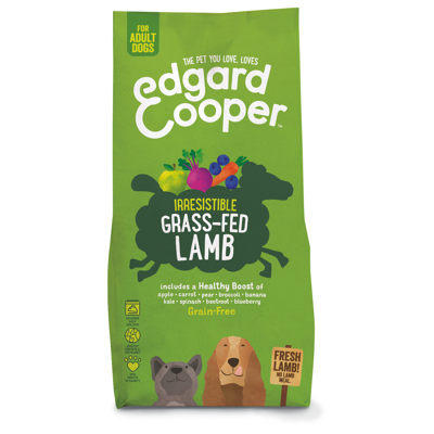 Afbeelding van Edgard&amp;Cooper Irresistible Grass Fed Lamb Adult Lam&amp;Appel&amp;Wortel Hondenvoer 7 kg