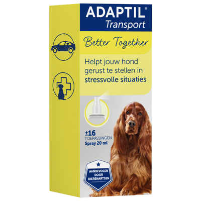 Afbeelding van Adaptil Anti Stress Transportspray Hond stressmiddel 20 ml
