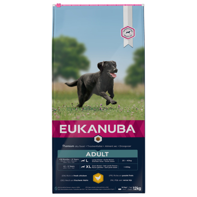 Afbeelding van Eukanuba Active Adult Large Breed Kip Hondenvoer 12 kg
