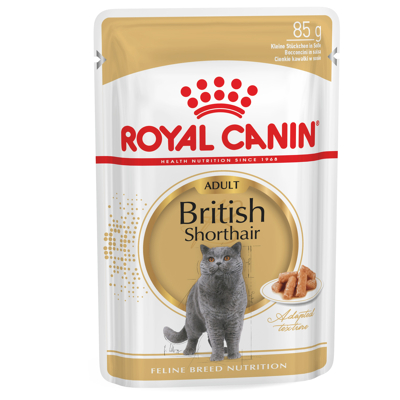 Afbeelding van Royal Canin British Shorthair Adult Natvoer Kattenvoer 12x85 g