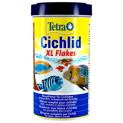 Afbeelding van Tetra Cichlid Xl Flakes Vissenvoer 500 ml