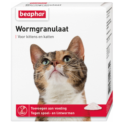 Afbeelding van Beaphar Wormgranulaat Kat Anti wormenmiddel per stuk 0.7 Tot 6 Kg