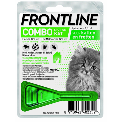 Afbeelding van Frontline Combo Spot On Kitten Anti vlooien en tekenmiddel 1 pip