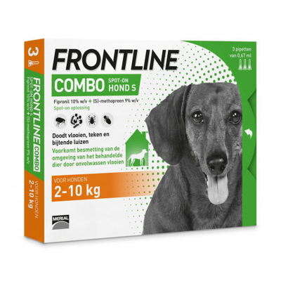 Afbeelding van Frontline Combo hond S 2 10 kg 3 pip.