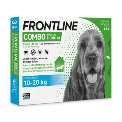 Afbeelding van Frontline Combo hond M 10 20 kg 3 pip.