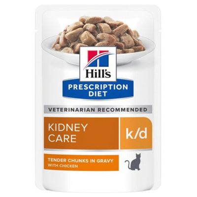 Afbeelding van Hill&#039;s Prescription Diet Feline K/D Kip 12X85 GR
