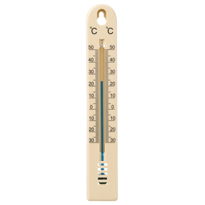 Afbeelding van Nature Muurthermometer Thermometer Beige