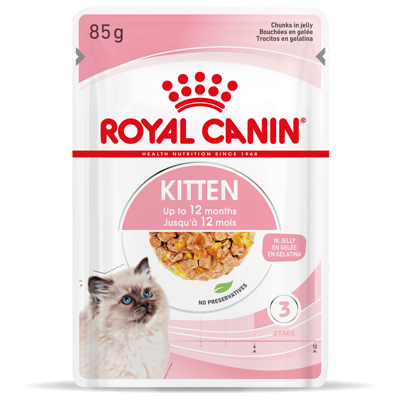 Afbeelding van Royal Canin Kitten In Jelly Kattenvoer 12x85 g Natvoer