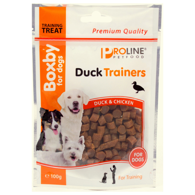 Afbeelding van Boxby Duck Trainers Hondensnacks Eend 100 g