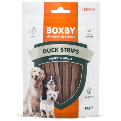Afbeelding van Boxby Duck Strips Hondensnacks Eend 90 g
