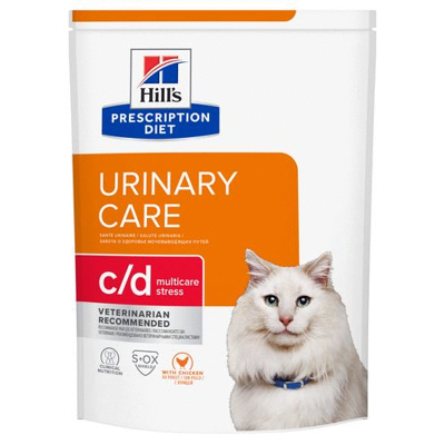 Afbeelding van Hill&#039;s Prescription Diet C/D Urinary Stress Care Zak Kip Kattenvoer 1.5 kg