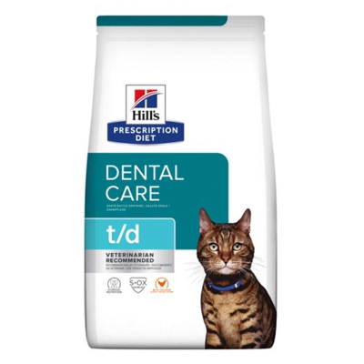 Afbeelding van Hill&#039;s Prescription Diet T/D Dental Care Zak Kip Kattenvoer 1.5 kg