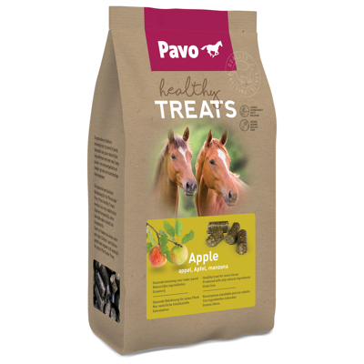Afbeelding van Pavo Healty Treats 1 kg Paardensnack Appel